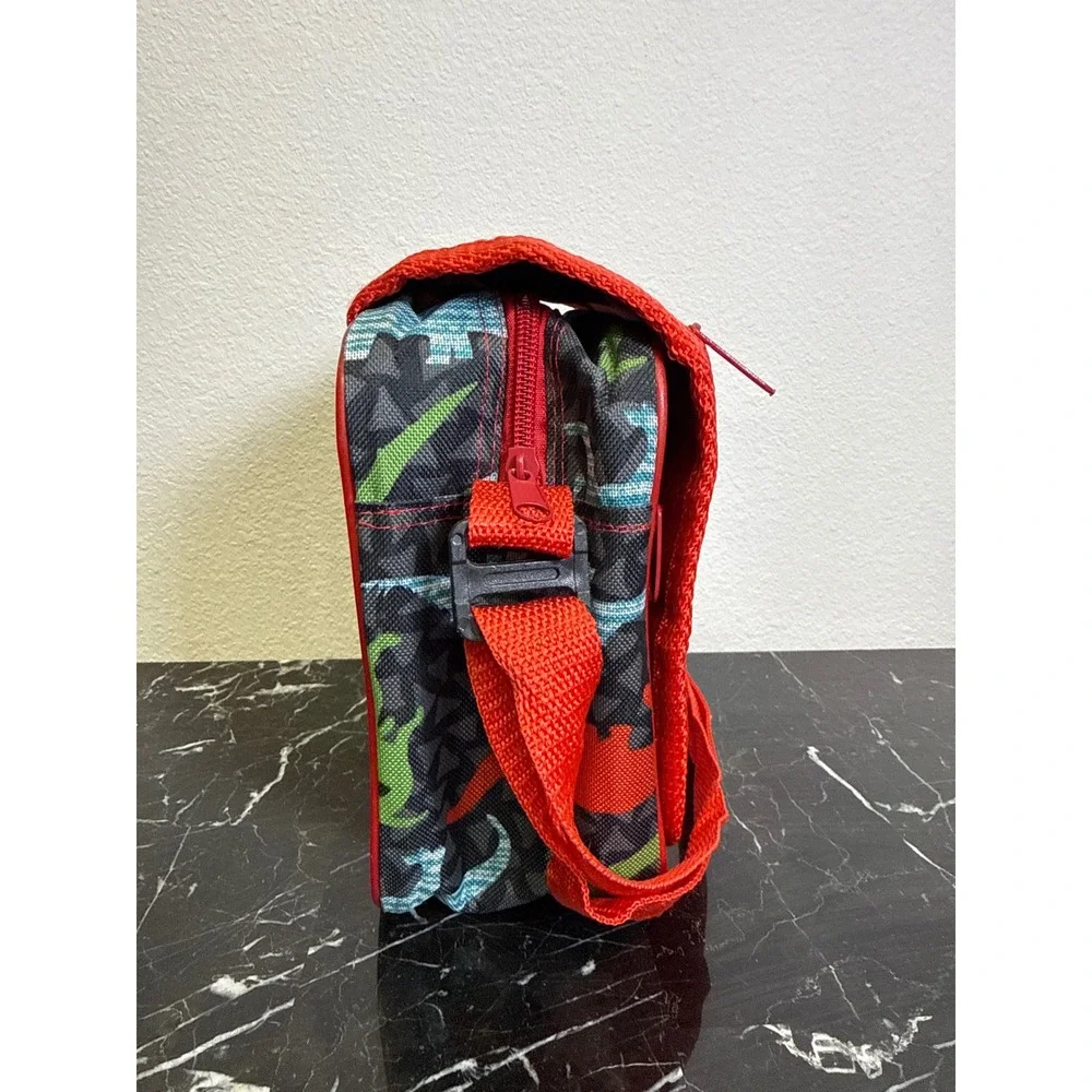Sonic the Hedgehog Kids Bag Dinosaur‎ Print Red Blue Shoulder Strap